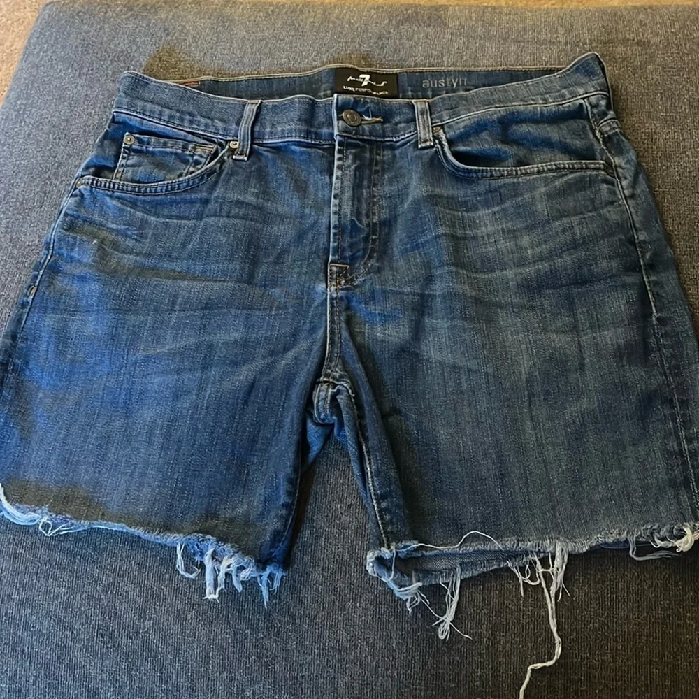 7 for All Man Kind Austyn Denim Shorts